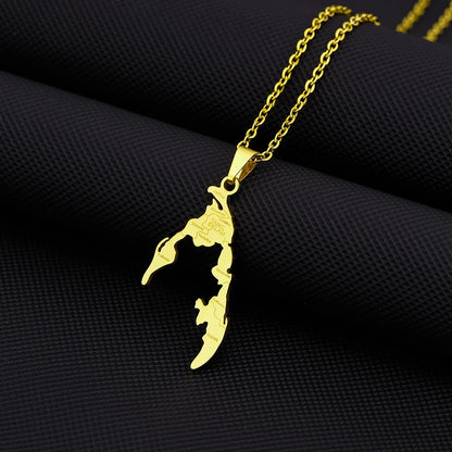 Tamil Eelam Stainless Steel Pendant